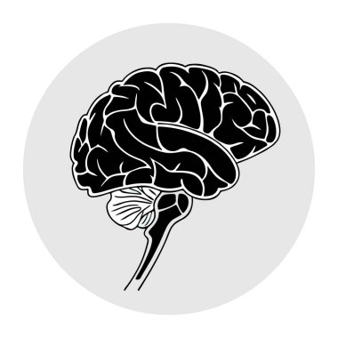 İnsan beyninin sembolü.