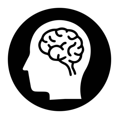 İnsan beyninin sembolü.