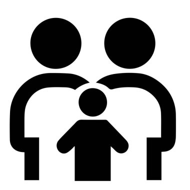  JPG PNG SVG EPS üzerindeki aile simgesi