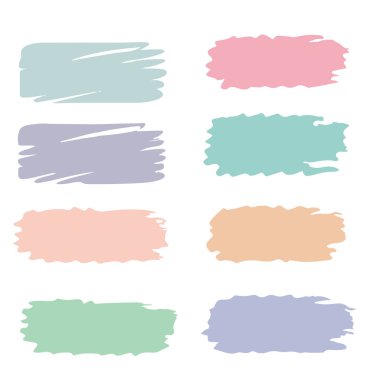 colourful Brush frame for adding text and decorating your work.