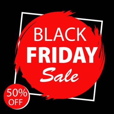 Siyah kırmızı satış etiketleri seti