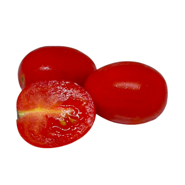 Beyaz arkaplanda kırmızı domates izole