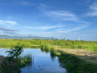 Dağ gölü gökyüzü