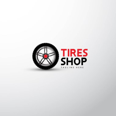Vektör logosu otomobil lastiği dükkanı