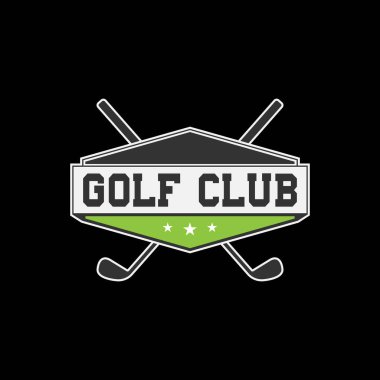 Golf kulübü Eps10 vektörü için golf logosu tasarımı