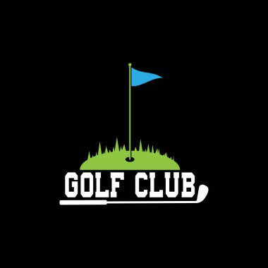 Golf kulübü Eps10 vektörü için golf logosu tasarımı