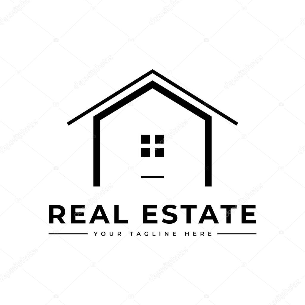 Real Estate Logo design vector template