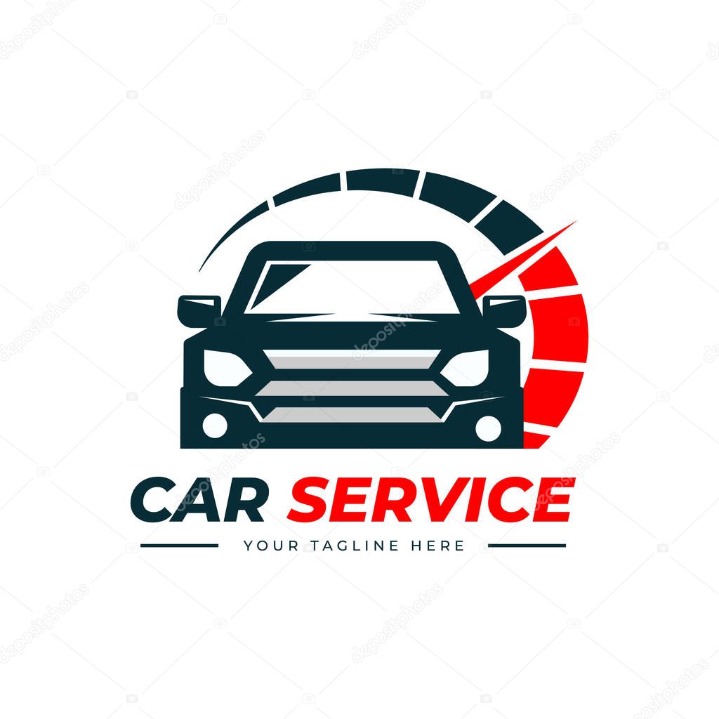 Car Service Logo Template Vector Design