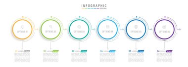 En düşük bilgi şablonu tasarımı 6 seçenek veya adımla