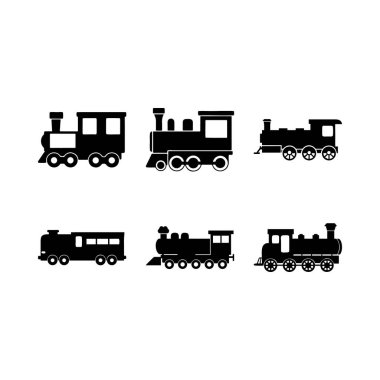 Altı klasik tren siluetinden oluşan, geçmişe dönük cazibe ve zengin detaylardan oluşan bir koleksiyon keşfedin. Klasik demiryolu, ulaşım ve miras tasarım projeleri için ideal. Afiyet olsun..