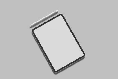 tablet ekranı boş maketi