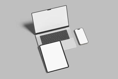 Laptop Ekran Web Sitesi Boş Model