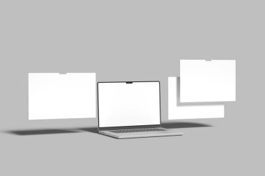 Laptop Ekran Web Sitesi Boş Model