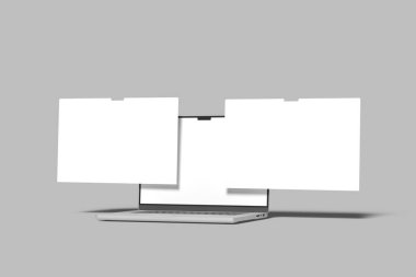 Laptop Ekran Web Sitesi Boş Model