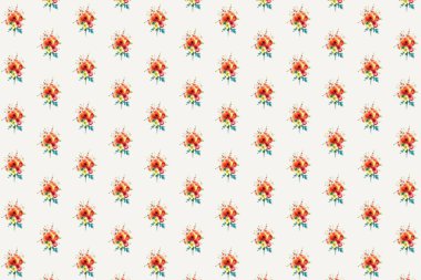 Kusursuz Suluboya Çiçek desenli Sıcak Altın Parlayan Rüya Gibi Tasarım