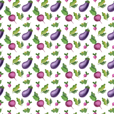 Sebzeli kusursuz suluboya deseni. Çizim biberi, patlıcan, domates, havuç, el yapımı. Vitaminli vejetaryen diyet yemekleri, lezzetli yemekler ve sağlıklı yemekler pişirmek için..