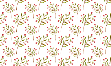 Beyaz arka planda suluboya sonbahar yaprakları olan kusursuz bir desen. Tasarım, baskı ve tekstil için el çizimi illüstrasyon