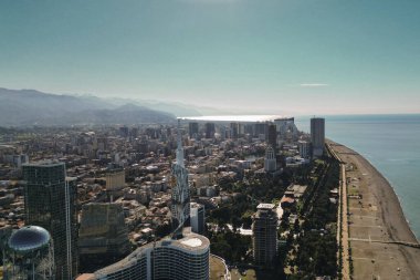 Batumi Büyüleyici Skyline ve Doğal Çevre: Büyüleyici bir Manzara. Yüksek kalite fotoğraf