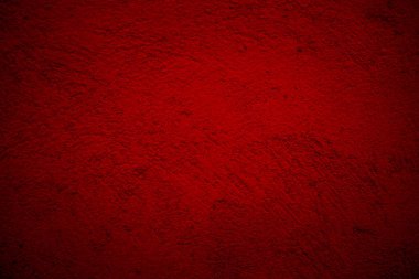Alçıdan duvar dokusu olan soyut kırmızı arkaplan. Yüksek kalite fotoğraf