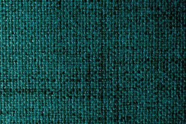 Zümrüt ciltleme kumaş arka plan, yüksek kaliteli çuval bezi dokusu. Yüksek kalite fotoğraf