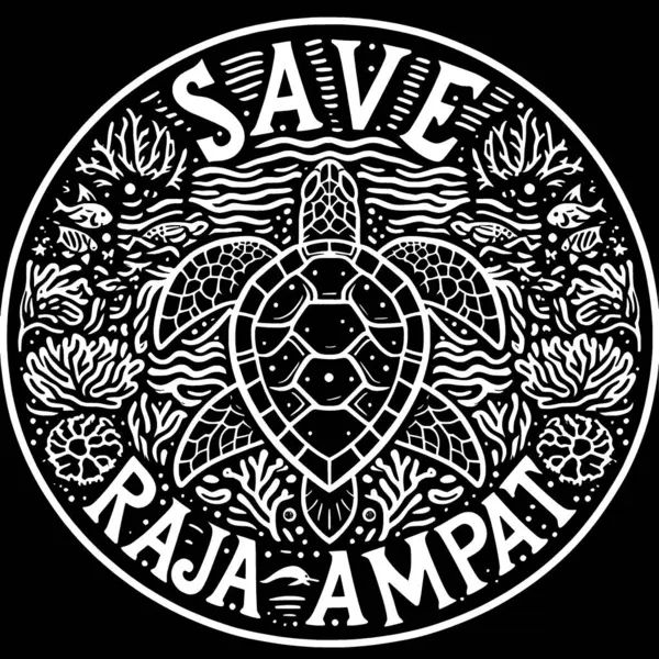 Siyah ve beyaz linocut vektörü 