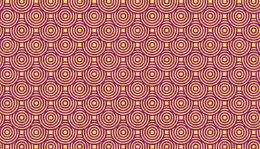 Üst üste binen eşmerkezli dairelerin tekrarlanan deseni