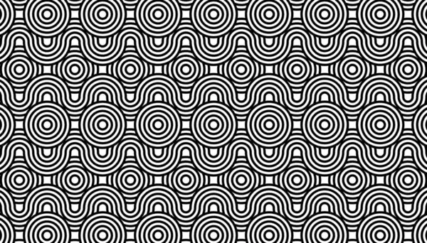 Üst üste binen eşmerkezli dairelerin tekrarlanan deseni