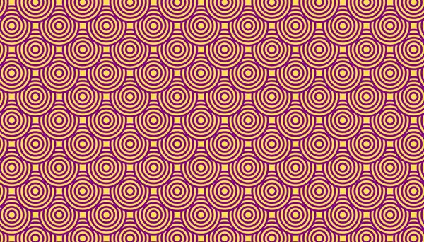 Üst üste binen eşmerkezli dairelerin tekrarlanan deseni