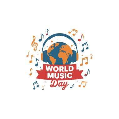 Dünya Müzik Günü Kartı Tasarımı