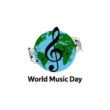 Dünya Müzik Günü Kartı Tasarımı