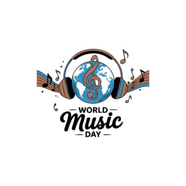 Dünya Müzik Günü Kartı Tasarımı