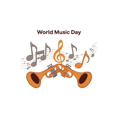 Dünya Müzik Günü Kartı Tasarımı