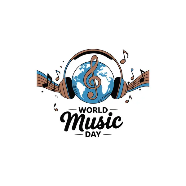 Dünya Müzik Günü Kartı Tasarımı