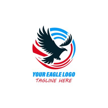 kartal logo vektör şablonu