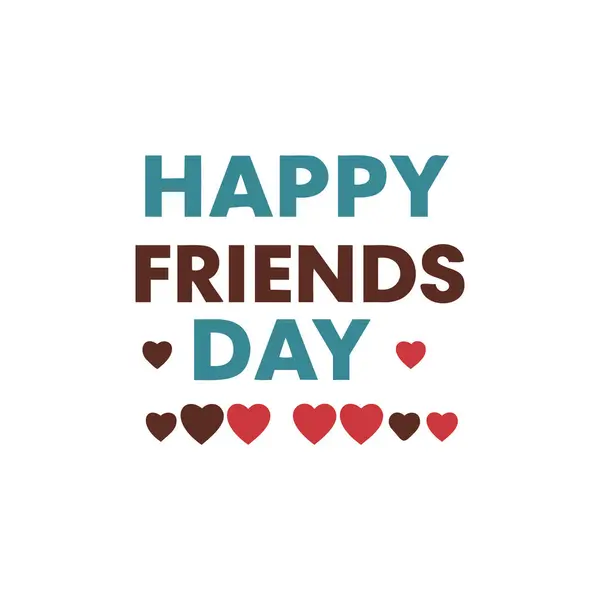 Arkadaşlarla mutlu arkadaşlık günü kartı..