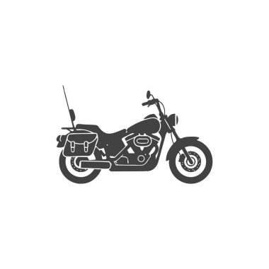 Motosiklet logo şablonu vektör resimleme tasarımı