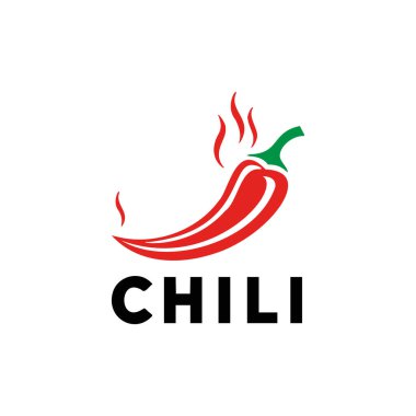 Chili Pepper logo tasarım vektör şablonu. chili simge vektörü