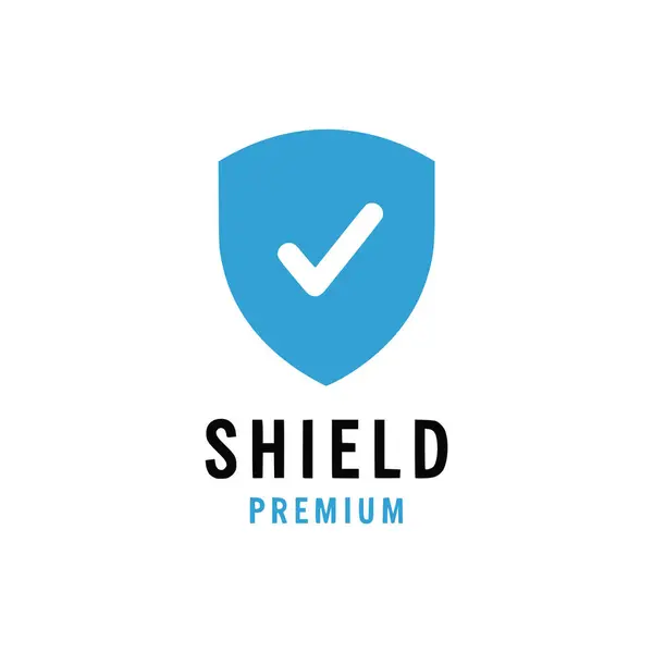 kalkan simgesi logo vektör tasarımı