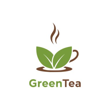 çay logosu vektör tasarım şablonu