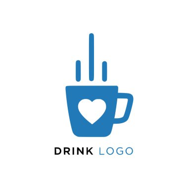 Şarap kabı logosu tasarım şablonu. bir bardak şarap logosu vektörü