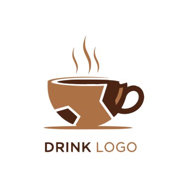 Şarap kabı logosu tasarım şablonu. bir bardak şarap logosu vektörü