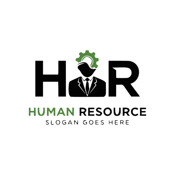 Eğitim ve iş logosu kavramı için ilk harf hy insan logosu tasarım vektör şablonu