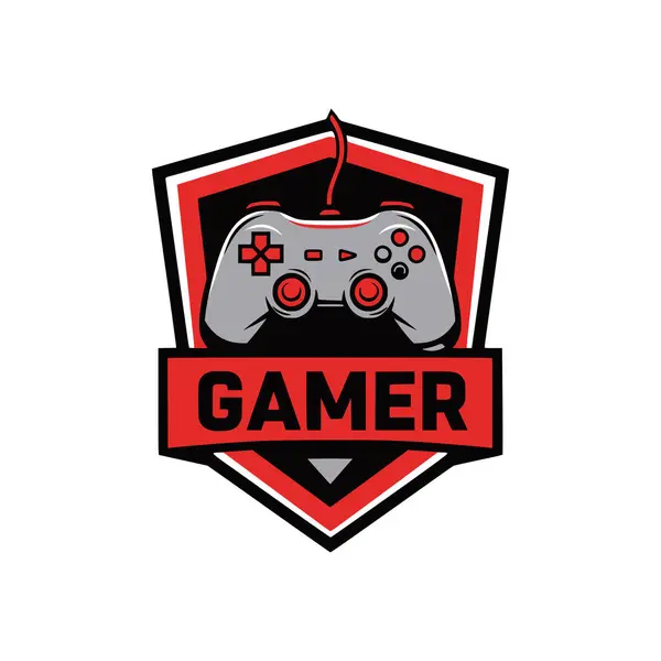 gamer gaming logo template vector