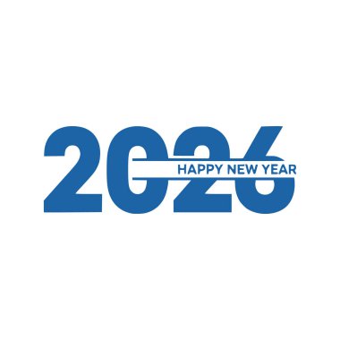 Yeni yılın kutlu olsun 2026 metin 2026 konuşma vektörü