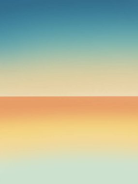 Gün batımının minimalist gradyan manzarası ılık turuncu, tonlar sakin bir ufukta karışıyor. Web tasarımı, posterler, sunumlar ve dijital sanatta kullanım için mükemmel bir arkaplan