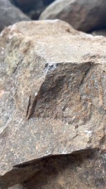 Desenli Kaya oluşumuna yakın çekim