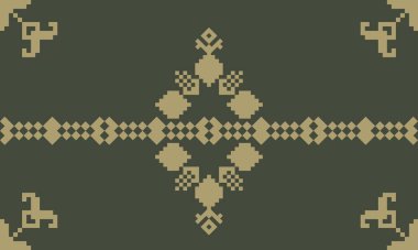 Güneydoğu Asya Tekstil Sanatından esinlenerek, Modern Yaratıcı Projeler İçin Mükemmel Geleneksel Çiçeksel Elementlerle Kültürel Kusursuz Sınır.