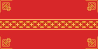 Geleneksel Çin Sınır Kalıbı Paketleme, Kumaş, Dijital Tasarım ve Kültürel Projeler İçin Mükemmel.