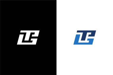 Basit harf TGP veya GPT veya GTP logo konsept vektörü simgesi