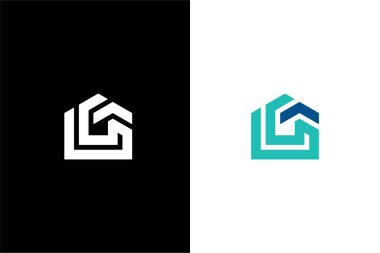 Modern Growth Home veya Arrow Home veya House Growth logo konsept vektörü simgesi